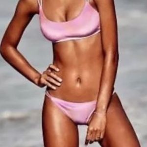 Victoria's secret pink bikini set (bottom+ top)